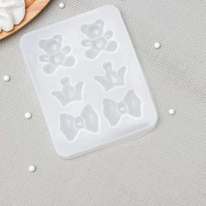 Молд «Атрибуты принцессы», силикон, 12×9,5×1 см, ячейка 3,5×3 см Молд «Атрибуты принцессы», силикон, 12×9,5×1 см, ячейка 3,5×3 см