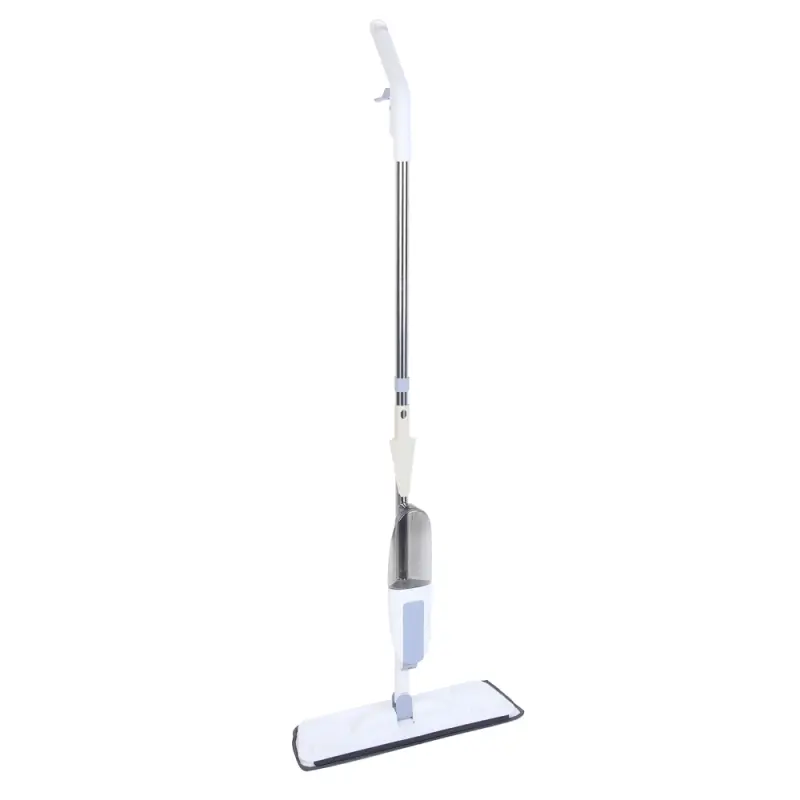 Швабра с распылителем и смен. насадкой тм VETTA, ручка 118см нерж.cталь, насадка микрофибра 41x12см