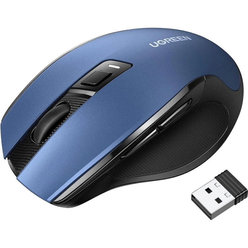 Мышь компьютерная UGREEN беспроводная MU006 (15064) Ergonomic 2.4G 4000DPI