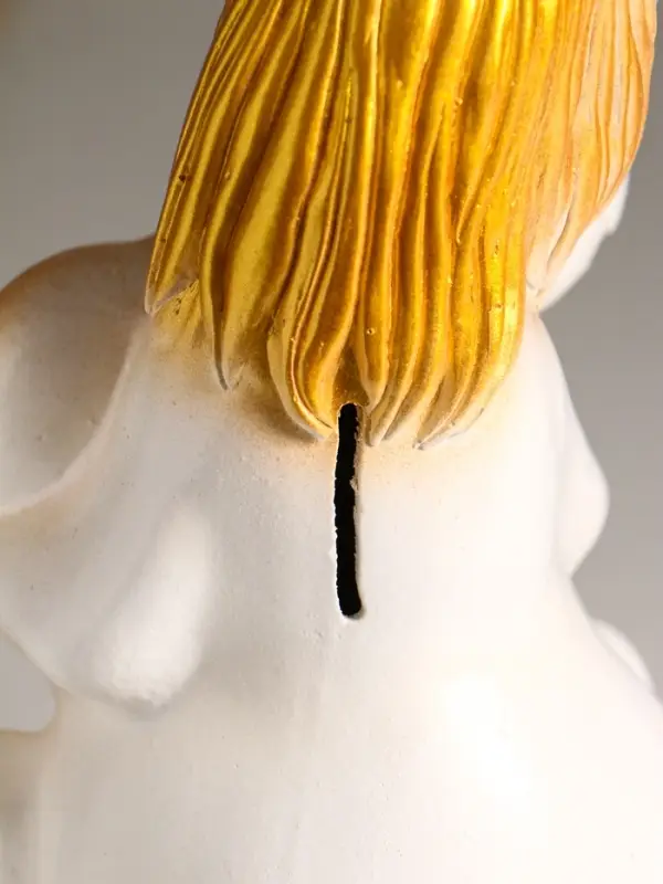 Копилка Копилка "Лошадь с сердцем" 23 см, белый с золотом