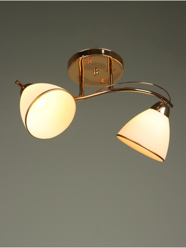 Люстра Люстра "Андер" 2хЕ27 40Вт золото 42х19х24 см