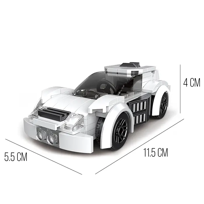 Конструктор блочный «Спорткар», 10 вариантов сборки, 209 деталей Конструктор блочный «Спорткар», 10 вариантов сборки, 209 деталей