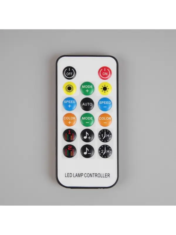 Умная гирлянда &laquo;Нить&raquo; 5 м, роса с насадками &laquo;Шарики&raquo;, IP20, черный провод, 100 LED, пульт ДУ, приложение, свечение RGB, USB