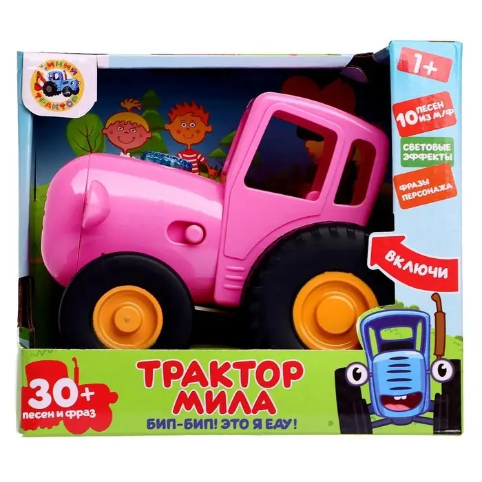 Каталка «Трактор Мила» Синий трактор, 30 песен, фраз героя, световые эффекты Каталка «Трактор Мила» Синий трактор, 30 песен, фраз героя, световые эффекты