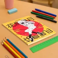 Дневник школьный для 1-11 классов, &laquo;Аниме. Девочка иероглифы&raquo;, интегральная (гибкая) обложка, глянцевая ламинация, 40 листов