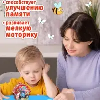 Макси - пазлы в металлической копилке с замочком &laquo;Синий трактор&raquo;