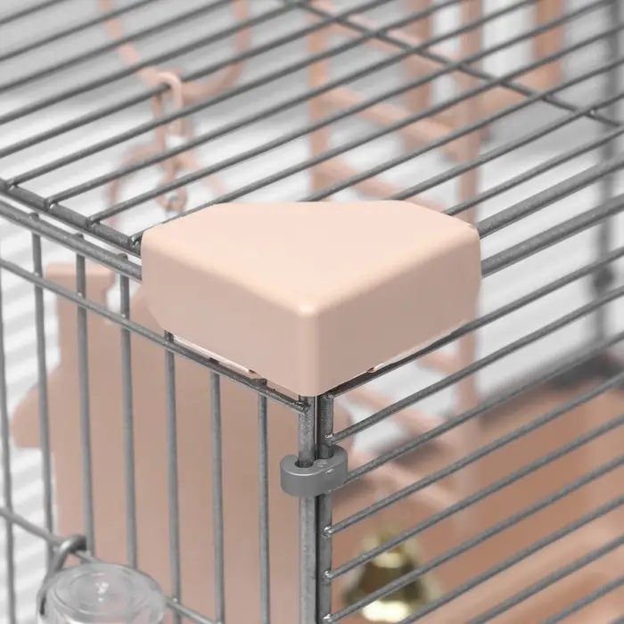 Клетка для птиц &laquo;Пижон&raquo; №100, разборная, 42&times;30&times;37 см, укомплектованная, бежевая