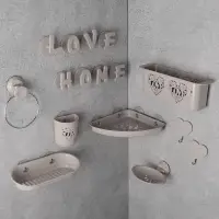 VETTA Love Полочка для ванной комнаты, пластик, 26х7х8,5см, 2 цвета