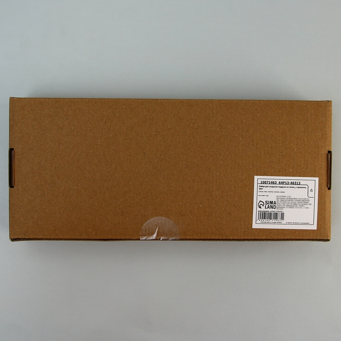 Подставка из гипса. Набор для создания поддона с красками «Круг» Подставка из гипса. Набор для создания поддона с красками «Круг»