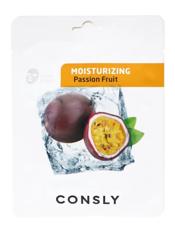 Успокаивающая тканевая маска Consly с экстрактом маракуйи, 20 мл