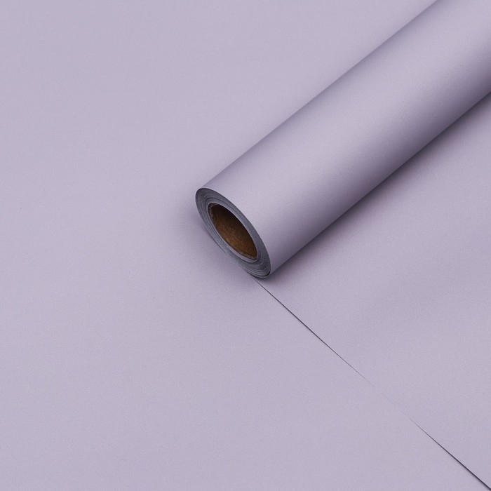 Пленка матовая, 65 микрон, лиловый, 57см*10м