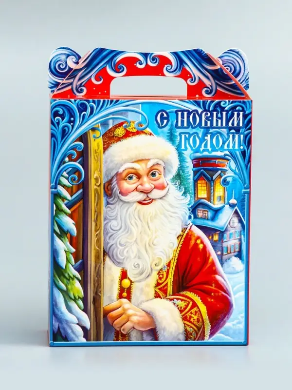 Подарочная новогодняя коробка «Радости», 17×6.8×20.8 см Подарочная новогодняя коробка «Радости», 17×6.8×20.8 см