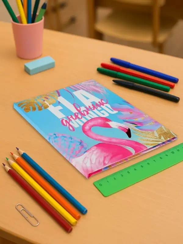 Дневник школьный для 1-11 классов, &laquo;Фламинго&raquo;, твёрдая обложка 7БЦ, глянцевая ламинация, 40 листов