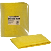 Тряпка для пола из микрофибры универсальная 220г/м2 50х80см желтая