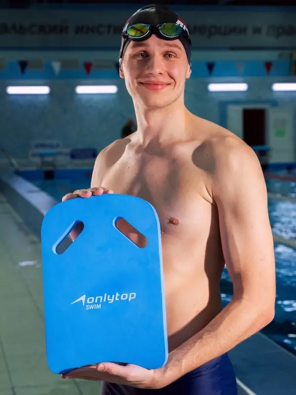 Доска для плавания ONLYTOP, 39&times;27&times;4 см, МИКС