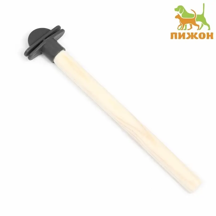 Жёрдочка для птиц &laquo;Пижон&raquo;, 16&times;1.2 см, средняя, дерево, бежевая