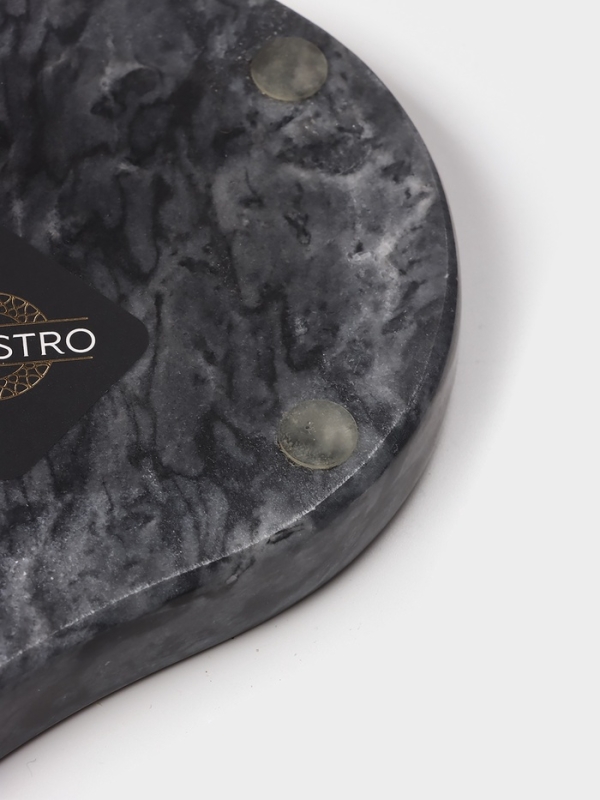 Подставка под ложку из мрамора Подставка под ложку из мрамора "Marble", цвет черный