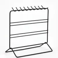 Подставка для украшений QF, 3 ряда, 20.5&times;10&times;19.5 см, чёрная