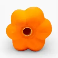 Пищащая игрушка для собак &laquo;Тыква&raquo;, 13 см, латекс, оранжевая