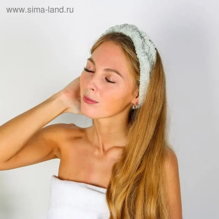 Повязка для умывания «Нюд», цвет МИКС Повязка для умывания «Нюд», цвет МИКС