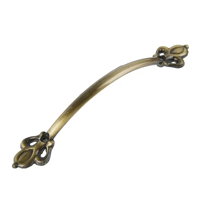 Ручка-скоба мебельная РС147AB, м/о 96 мм, цвет бронза, 4 шт.