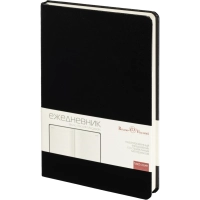 Ежедневник недатированный черный, MEGAPOLIS А5, 142х214мм,320стр.3-281/02