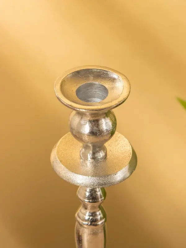 Подсвечник  Подсвечник "Великолепный век" алюминий 13х13х33 см