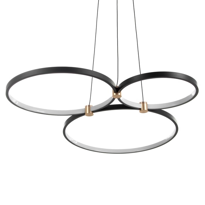 Светильник Светильник "Ланас" LED 150Вт чёрно-золотой 86х70х3,3 см BayerLux