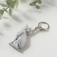 Брелок "Волк воет" (барельеф), 6см