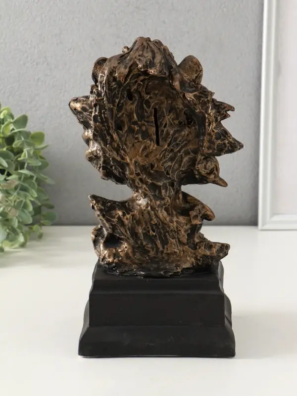 Копилка Копилка "Лев на пьедестале" 31х18 см, бронза