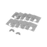 Ремкомплект для мебельной петли ТУНДРА, пластина 9х9 см, набор 10 шт