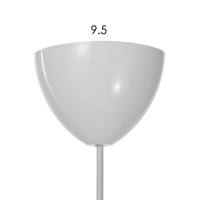 Люстра BayerLux 1342513/1BK 1хE27 40W белый/серебро