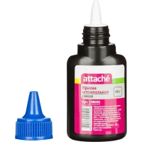 Краска штемпельная Attache синяя 45 гр на водной основе