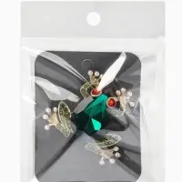 Брошь &laquo;Болотная лягушка&raquo;, гранёная, зелёная в золоте