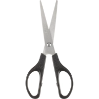 Ножницы Attache 169 мм с пластик. симметричными ручками, цвет черный