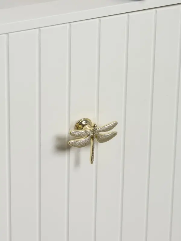 Ручка-кнопка CAPPIO PRO &laquo;Стрекоза&raquo; 47&times;60 мм, цвет золото