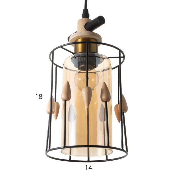 Светильник BayerLux 2119/1BK E27 40Вт черный 15х15х100 см Светильник BayerLux 2119/1BK E27 40Вт черный 15х15х100 см