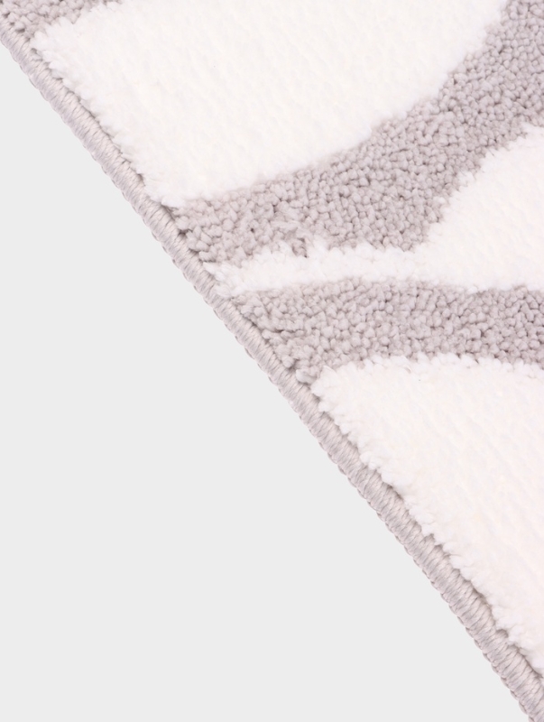 Коврик Доляна Leaves, 50×80 см, ворс 1.5 см, микрофибра, серый Коврик Доляна Leaves, 50×80 см, ворс 1.5 см, микрофибра, серый