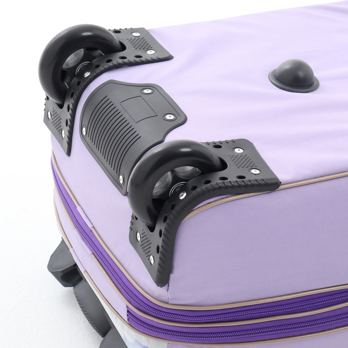 Чемодан детский 34 л (XS), Sacvoyage, отдел на молнии, цвет сиреневый