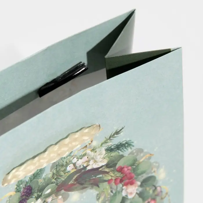 Пакет подарочный новогодний ламинированный «Новогодний венок», S 11.5 х 14.5 х 5.5 см Пакет подарочный новогодний ламинированный «Новогодний венок», S 11.5 х 14.5 х 5.5 см