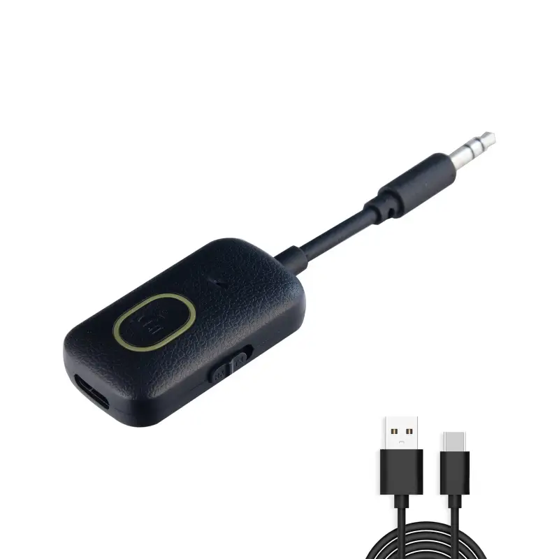 Блютуз ресивер + модулятор E151 HOCO черный