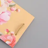 Пакет подарочный ламинированый "Душевная радость" 11,5 х 14,5 х 6,5 см