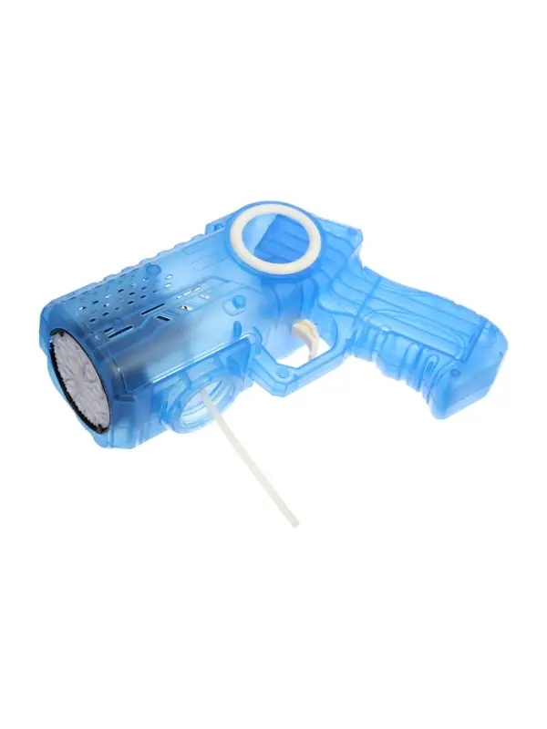 Генератор мыльных пузырей &laquo;Космический Бластер&raquo;, световые эффекты, цвет синий