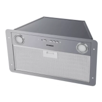 Вытяжка встраиваемая HBB 6035 IX серебристый