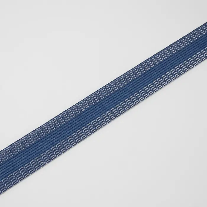 Лента для подгибания швов, термоклеевая, 25 мм, 100 см, синий