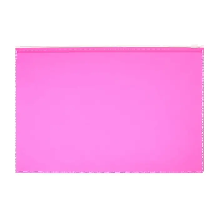 Набор папок-конвертов на ZIP-молнии A4, 180 мкм, Calligrata &laquo;Акварель&raquo;, полупрозрачные, 5 штук, МИКС