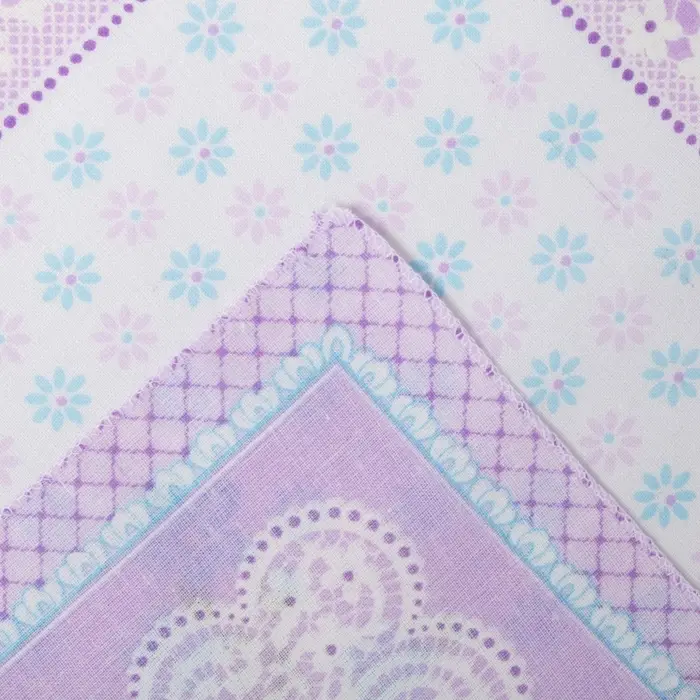 Платки носовые женские &laquo;Этель. Нежность&raquo;, 30&times;30 см, набор 12 шт., рисунок МИКС, хлопок 100%