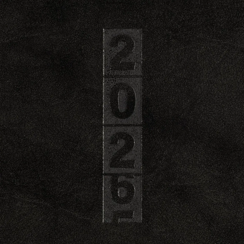 Ежедневник датированный 2026 ESCALADA А6+ (126х174мм), 176л, черный 70297