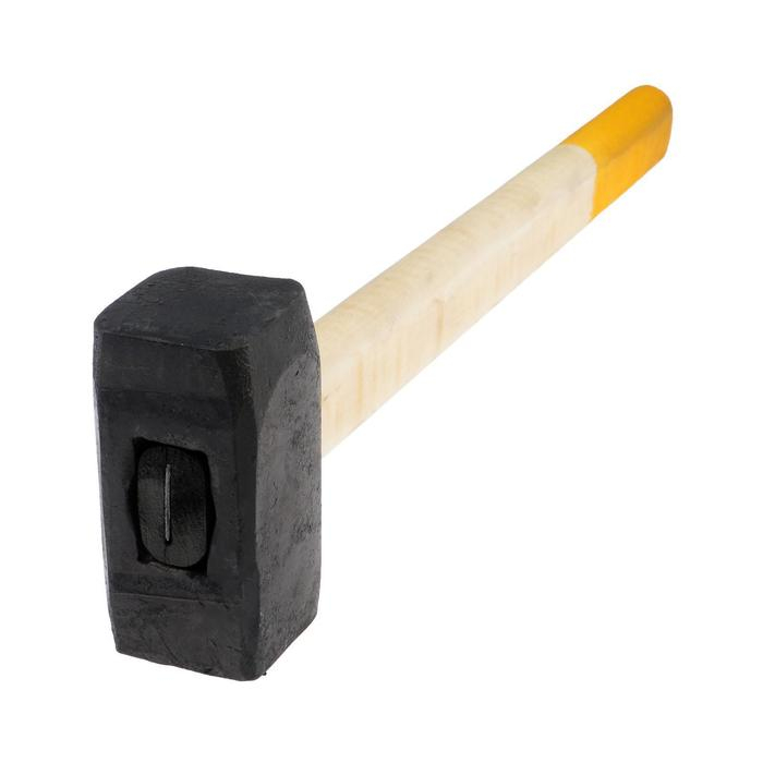 Кувалда кованая ЛОМ, 4 кг, деревянная рукоятка Кувалда кованая ЛОМ, 4 кг, деревянная рукоятка