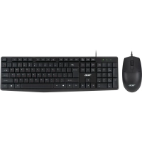 Набор клавиатура+мышь Acer OMW141 кл/мышь:черный USB (ZL.MCEEE.01M)